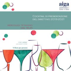 Cocktail di presentazione del Direttivo 2019-2021
