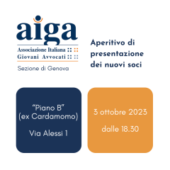 Aperitivo di presentazione dei nuovi soci